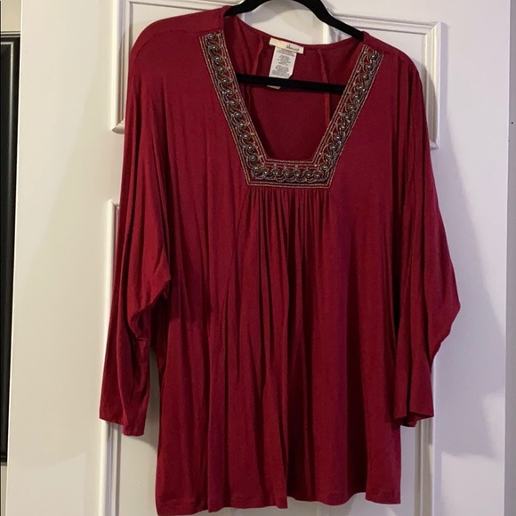 Memuse Dolman Square Neck Top - Picture 1 of 2